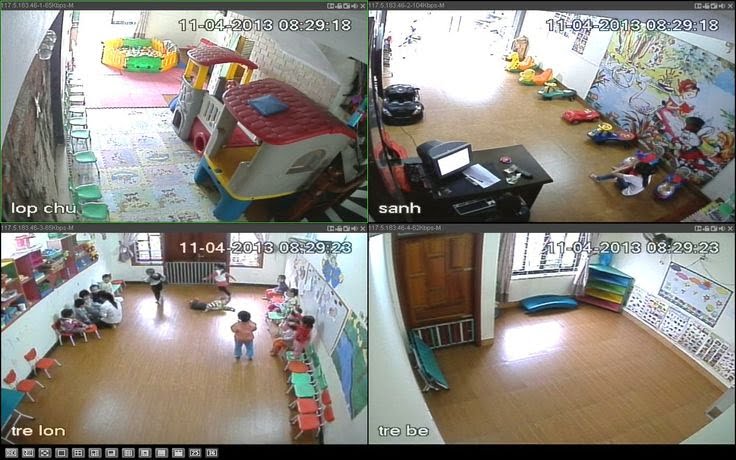 Giải pháp lắp đặt camera quan sát dành cho trường mầm non1