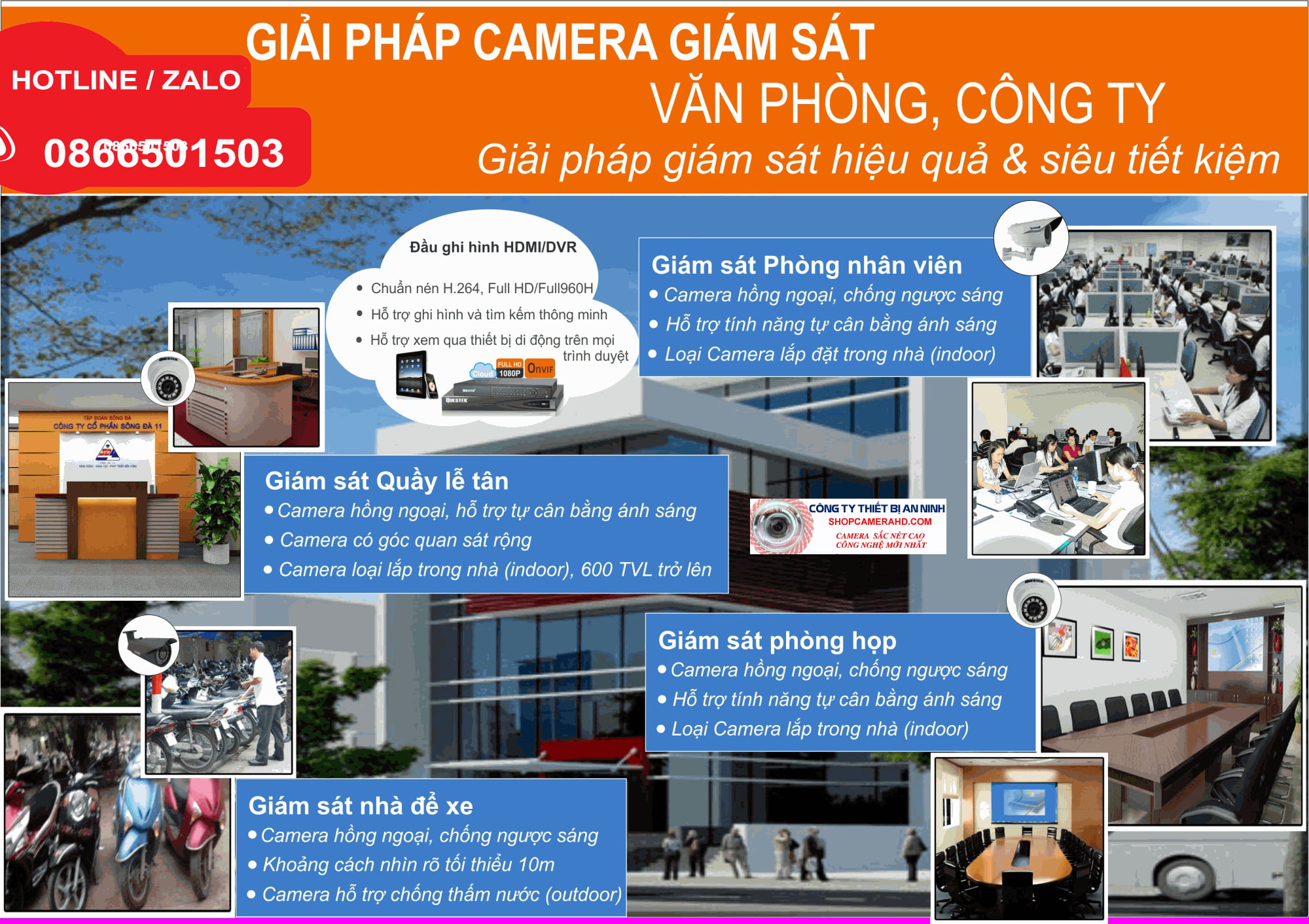 lap camera cho van phong con g ty 