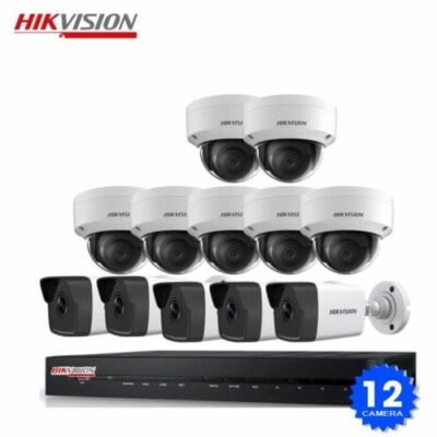 TRỌN BỘ 12 CAMERA IP HIKVISION 2.0 MP