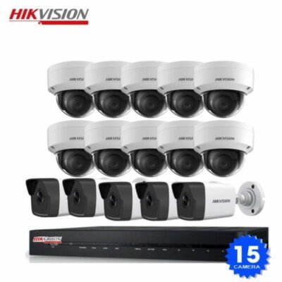 TRỌN BỘ 15 CAMERA IP HIKVISION 2.0 MP