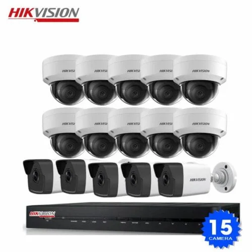 TRỌN BỘ 15 CAMERA IP HIKVISION 2.0 MP