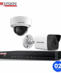 TRỌN BỘ 4 CAMERA IP HIKVISION 2.0 MP