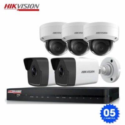 TRỌN BỘ 5 CAMERA IP HIKVISION 2.0 MP