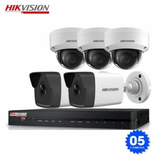 TRỌN BỘ 5 CAMERA IP HIKVISION 2.0 MP