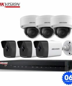 TRỌN BỘ 6 CAMERA IP HIKVISION 2.0 MP