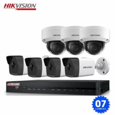 TRỌN BỘ 7 CAMERA IP HIKVISION 2.0 MP