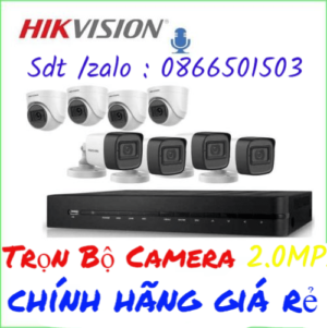 TRỌN BỘ CAMERA HIKVISION 2.0MP