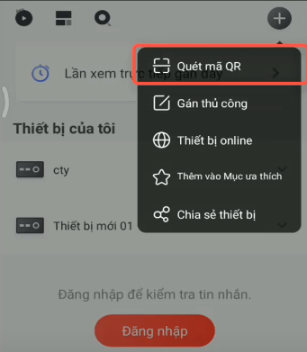 HƯỚNG DẪN CHIA SẺ CAMERA HIKVISION chính hãng giá rẻ BẰNG TÍNH NĂNG QUÉT MÃ QR TRÊN ỨNG DỤNG HIK-CONNET