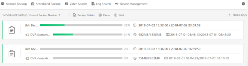 HƯỚNG DẪN BACKUP DỮ LIỆU BẰNG PHẦN MỀM REMOTE BACKUP HIKVISION chính hãng giá rẻ