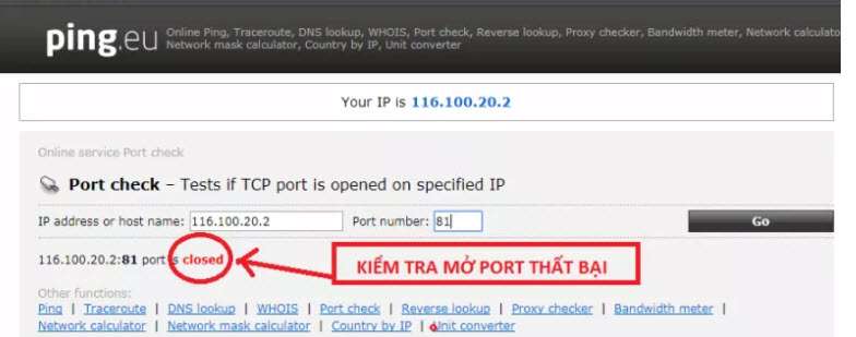 HƯỚNG DẪN NAT PORT MODEM DRAYTEK