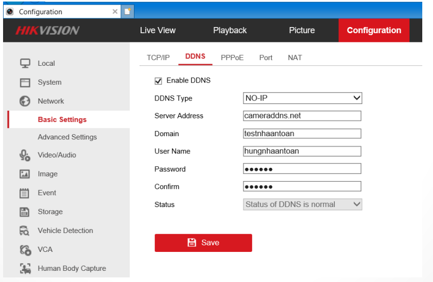 HƯỚNG DẪN CÀI ĐẶT TÊN MIỀN CAMERADDNS.NET CHO ĐẦU GHI HÌNH VÀ CAMERA IP HIKVISION giá rẻ, HILOOK