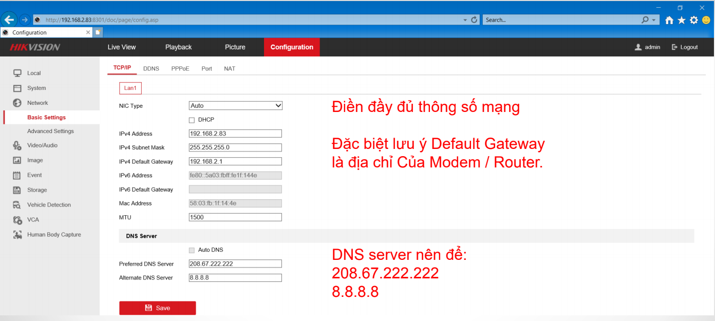 HƯỚNG DẪN CÀI ĐẶT TÊN MIỀN CAMERADDNS.NET CHO ĐẦU GHI HÌNH VÀ CAMERA IP HIKVISION giá rẻ, HILOOK