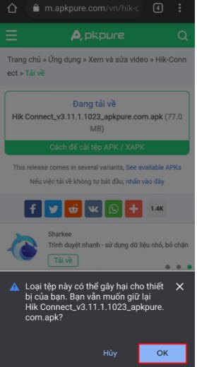 download-tren-chlay3 HƯỚNG DẪN TẢI PHẦN MỀM HIK-CONNECT TRÊN ĐIỆN THOẠI ANDROID MÀ KHÔNG CÓ TRÊN CHPLAY