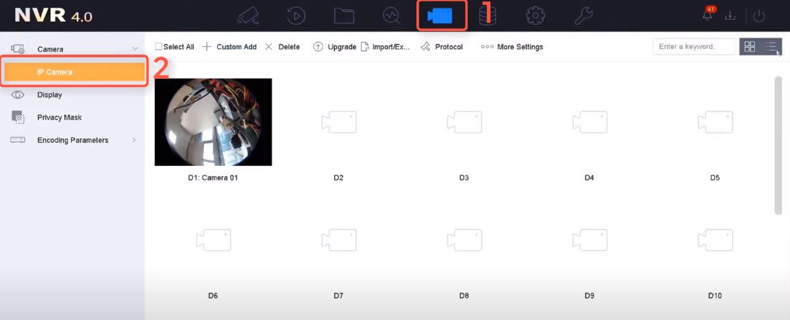 HƯỚNG DẪN CẬP NHẬT FIRMWARE CHO CAMERA IP THÔNG QUA ĐẦU GHI giá rẻ nhanh chóng NVR TRÊN MÃN HÌNH TIVI