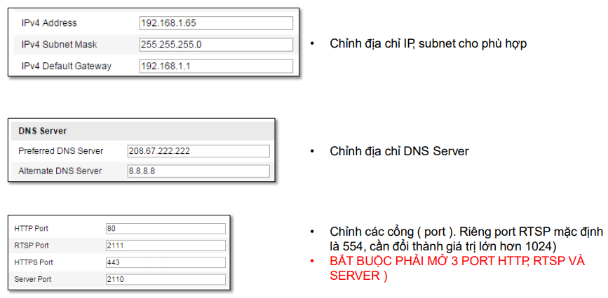 HƯỚNG DẪN CẤU HÌNH XEM CAMERA IP/DVR/NVR HIKVISION chính hãng giá rẻ QUA MẠNG TỪ XA BẰNG TÊN MIỀN