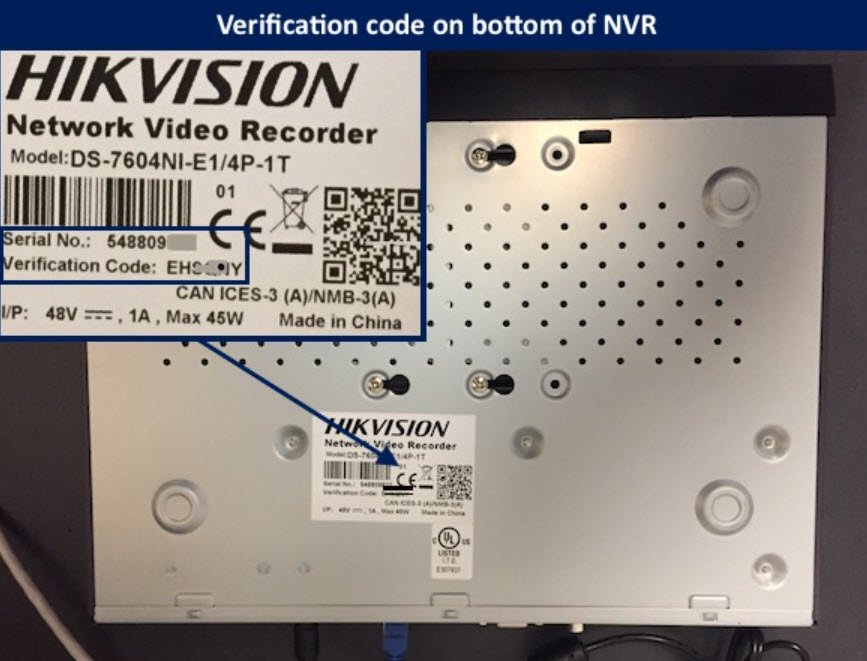 HƯỚNG DẪN LẤY MÃ XÁC THỰC CHO CAMERA ĐẦU GHI HINH giá rẻ nhanh chóng ĐỂ ĐĂNG NHẬP VÀO TÀI KHOẢN HIKCONNECT