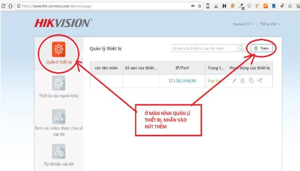 Hướng dẫn cài đặt và sử dụng Đầu ghi hình Hikvision