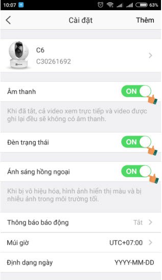 HƯỚNG DẪN SỬ DỤNG CAMERA EZVIZ C6C