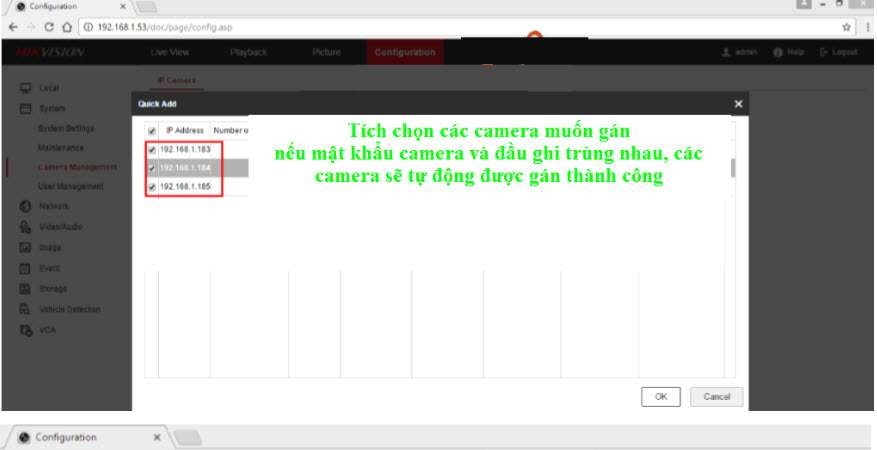 Hướng dẫn cài đặt cấu hình hàng loạt thiết bị camera IP và đầu ghi hình Hikvision