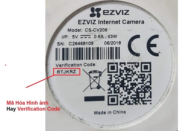 MẬT KHẨU MẶC ĐỊNH CỦA CAMERA EZVIZ