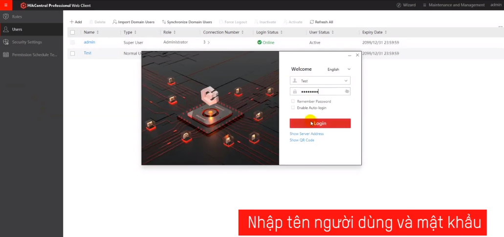 TẠO NGƯỜI DÙNG MỚI TRÊN PHẦN MỀM PRO CONNECT