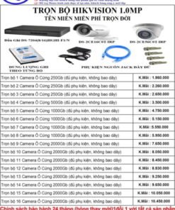 Alternative view of KHUYẾN MÃI CAMERA TRỌN BỘ CAMERA HIKVISION -CAMERA CHÍNH HÃNG