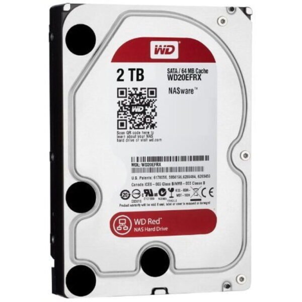 Ổ cứng HDD Western Digital WD20EFRX 2TB (Đỏ Đen Bạc)