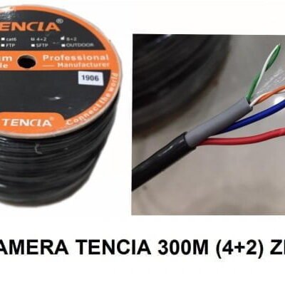 Phụ Kiện Dây Cáp Mạng camera có nguồn Tencia 300M (4+2) ZH 1906