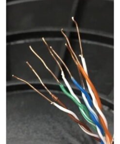 Phụ Kiện Cáp tín hiệu camera Hideki Ftp 5e ( chống nhiễu, lớp dầu chống ẩm, 8 lỗi đồng 100%, nhựa PE có thể đi ngoài trời) cuộn 305 Mét