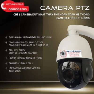 Alternative view of CAMERA IP WIFI PTZ  tầm xa 300m