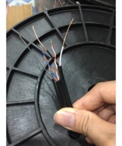 Phụ Kiện Cáp tín hiệu camera Hideki Cat3 + 2c 300M (4 lõi + nguồn + thép treo), lõi đồng 100% ,chuyên đi ngoài trời, âm tường