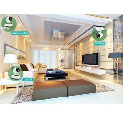 Alternative view of camera IP KHÔNG DÂY Cảm Biến Thân Nhiệt Chống Trộm Giá Rẻ -Cực Nét