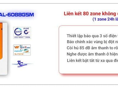 Alternative view of Bộ Báo Động Chống Trộm Cao Cấp Không Dây Qua Sim GSM 4 báo động + 4 báo cháy