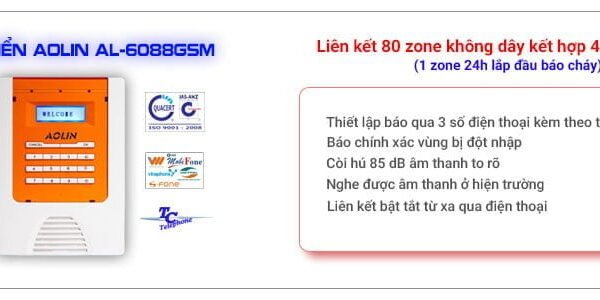 Alternative view of Bộ Báo Động Chống Trộm Cao Cấp Không Dây Qua Sim GSM 4 báo động + 4 báo cháy
