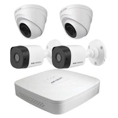 lắp đặt trọn bộ 4 CAMERA HIKVISION chính hãng 2.0 FULL HD GHI ÂM