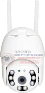 CAMERA WIFI BÁO TRỘM NGOÀI TRỜI XOAY 360 |  DJVISION HD7824B 2.0 Megapixel | (XOAY 360 ,Đàm Thoại 2 Chiều ,Nhận Diện người , bật led sáng và loa cảnh báo) - Ảnh 2