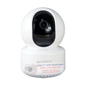CAMERA WIFI BÁO TRỘM  XOAY 360 TRONG NHÀ DJVISION HD7723B 2.0 Megapixel | (XOAY 360 ,Đàm Thoại 2 Chiều ,Nhận Diện người , bật led sáng và loa cảnh báo)