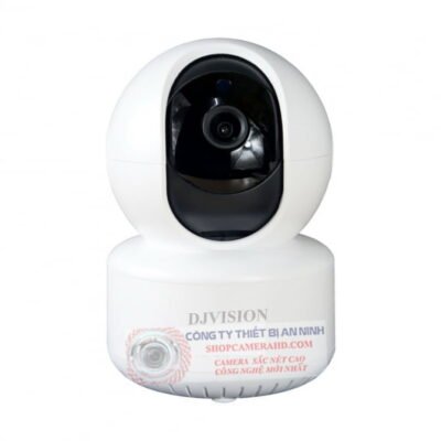 CAMERA WIFI BÁO TRỘM  XOAY 360 TRONG NHÀ DJVISION HD7723B 2.0 Megapixel | (XOAY 360 ,Đàm Thoại 2 Chiều ,Nhận Diện người , bật led sáng và loa cảnh báo)