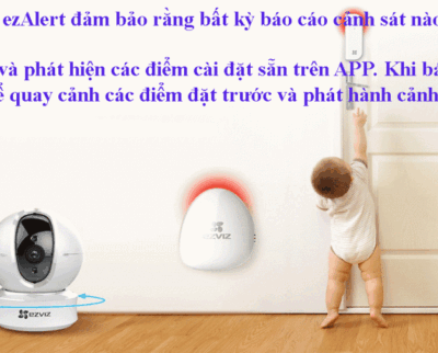 Alternative view of CAMERA QUAY QUÉT 360 ĐỘ THEO DÕI CHUYỂN ĐỘNG THÔNG MINH CS-CV246 EZVIZ ( 1MPX)