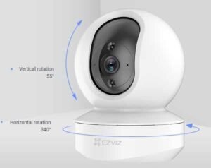 Camera IP Wifi không dây EZVIZ TY1 2MP đàm thoại 2 chiều xoay theo chuyển động.