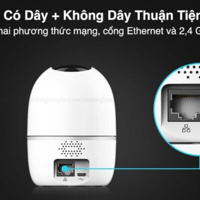 Alternative view of Camera Wifi Trong Nhà 5MP Imou GK2DP-5C0W bật đèn và hú còi khi phát hiện, có màu