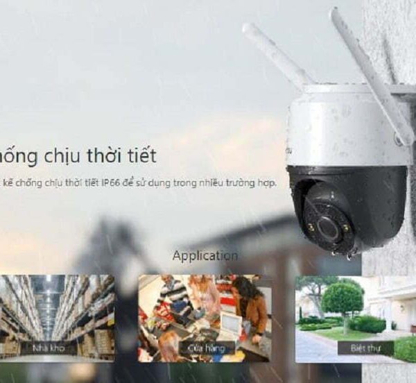 Alternative view of Camera Không Dây Ngoài Trời xoay 360 2.0 MP - Báo Động -Có Mic