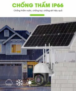 Camera Năng Lượng Mặt Trời Sim 4G Xoay 360 pin 36 GIỜ