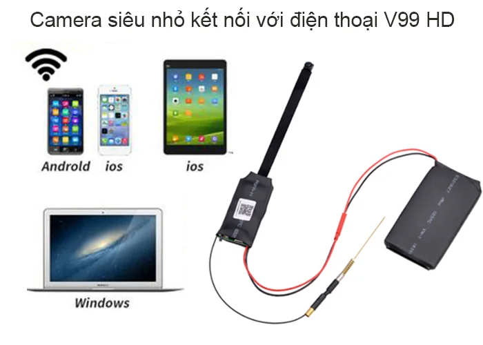 camera mini an ninh V99 giám sát từ xa bảo mật siêu nhỏ