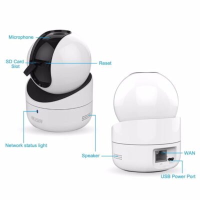 CAMERA IP WIFI SIÊU NÉT QUAY QUÉT 4 CHIỀU có đàm thoại và thẻ nhớ HIKVISION DS-2CV2Q21FD-IW (2MP)