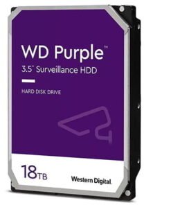 Ổ cứng chuyên dụng 18TB WESTERN PURPLE WD180PURZ- Ổ Cứng Chính Hãng