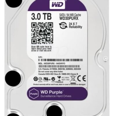 Ổ cứng chuyên dụng 3TB WESTERN PURPLE WD30PURX- Ổ Cứng Chính Hãng
