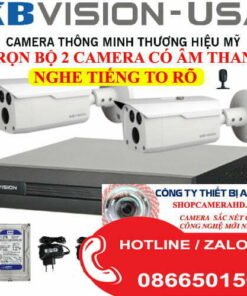TRỌN BỘ 2 CAMERA CÓ ÂM THANH