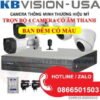 TRỌN BỘ 4 CAMERA CÓ MÀU BAN ĐÊM VÀ ÂM THANH