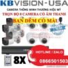 TRỌN BỘ 8 CAMERA CÓ MÀU BAN ĐÊM VÀ ÂM THANH